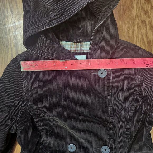 Sonoma Life+Style Corduroy Blazer Jacket Womens Size S Dark Brown Cotton Pockets - Picture 3 of 14